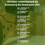 Oktober schietmaand bij ”De Eendracht”